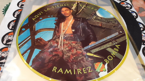 Ramirez Bomba Picture Vinilo Maxi Italy 1994 Muy Buen Estado