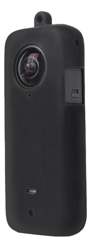 Capa De Silicone + Cordão Para Insta360 One X2 Cor Preto