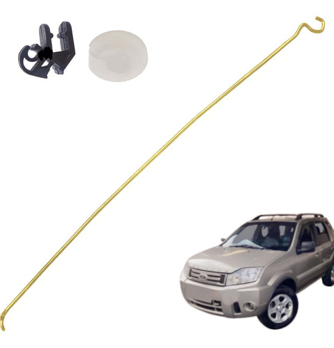 Kit 3 Peças Vareta Haste Capo Ford Ecosport 2007 A 2010 W440