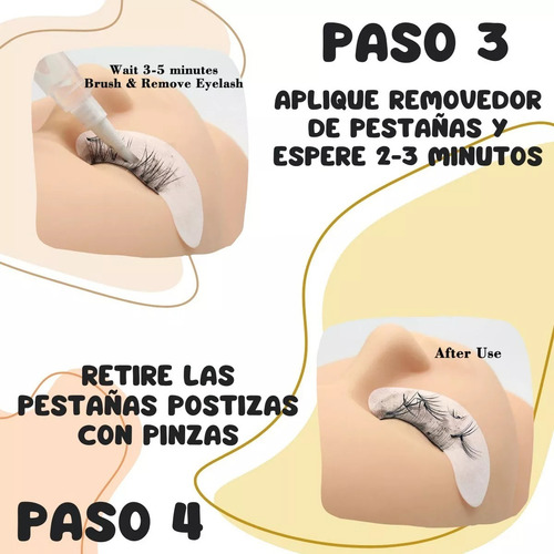Extensiones De Pestañas Removedor Cepillo Gel Profesional Transparente