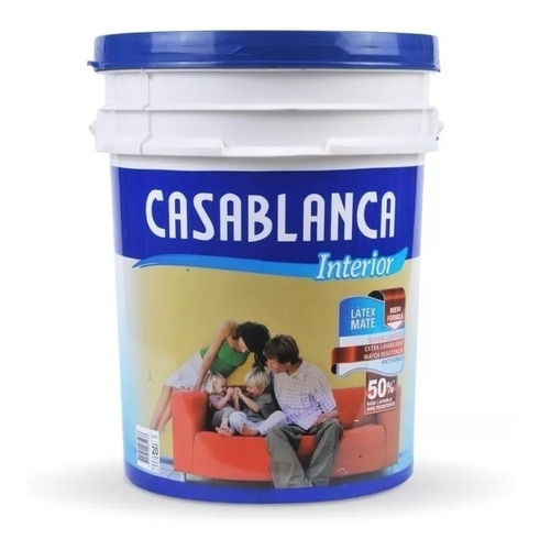 Casablanca Interior Blanco X 20 Lt + Lija