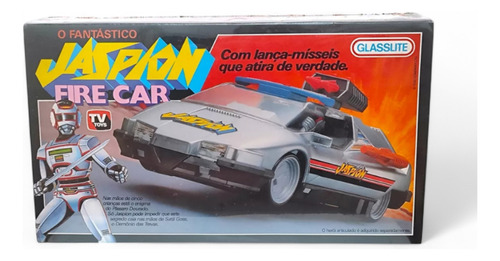 Jaspion Fire Car Glasslite Raro 100% Lacrado! Carro Original