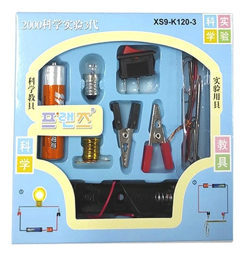 Set Circuito Electrico Escolar Didactico Manualidades