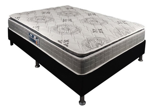 Sommier 2 Plazas Espuma Densidad 33 130kg Pillow Top