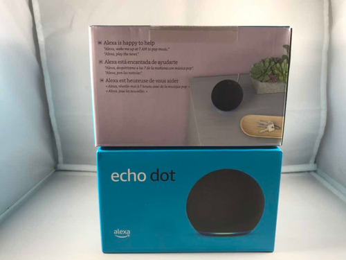 Amazon Echo Dot 4th Gen con asistente virtual Alexa charcoal 110V/240V