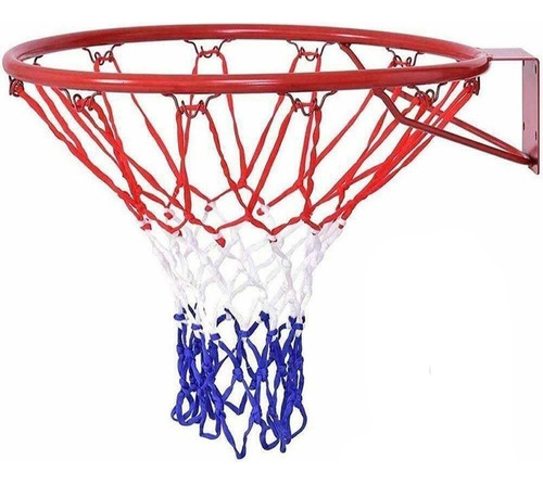 Cesta Aro De Basquete Fixo Bonafit Vermelho