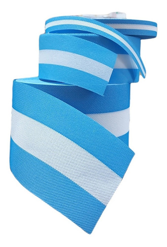 Cinta Bandera Argentina 8cm Ancho X 50 Mts Largo 60gr Celeste