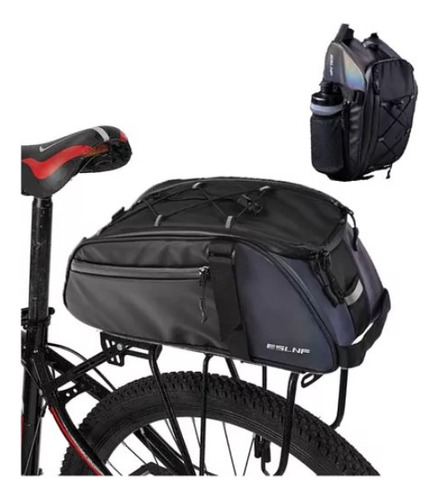 Bolsa Maleta Porta Bulto Bicicleta, Impermeable Reflexivo 8l