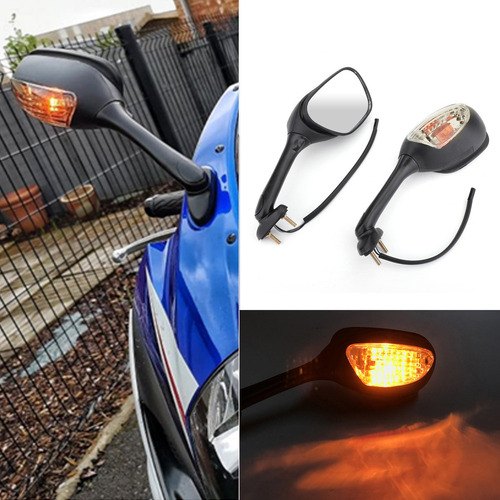 Espejos Con Intermitentes Para Suzuki Gsxr600 1000 02-15