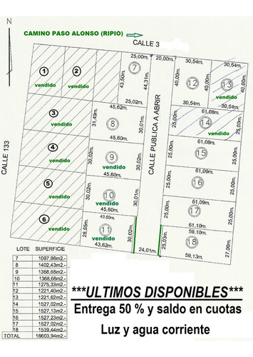 Imagen 12 de 14 de Terrenos Y Lotes En Venta En Gualeguay - Elegí El Tuyo