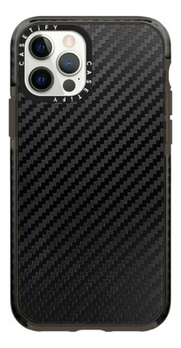 Funda Casetify Impact Negro Para iPhone 12 Y 12 Pro