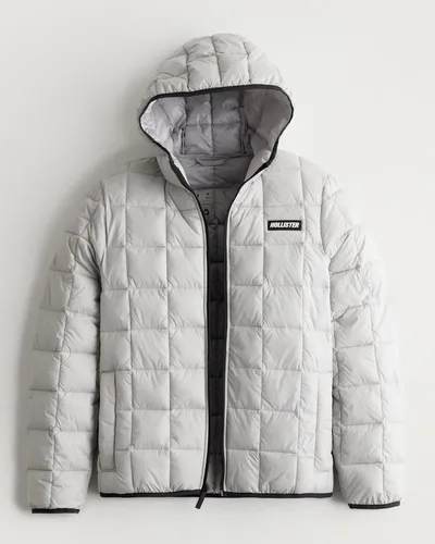 comprar Chamarra Hollister Original Acolchada Con Capucha Y Cierre