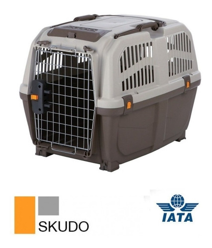 Imagen 4 de 10 de Jaula Transportadora Canil Para Perros Avion Iata Skudo 5