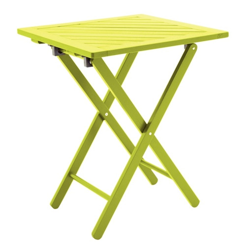 Mesa Dobrável Tramontina Tampo Diagonal 60cmx60cm Verde