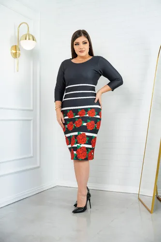 Vestido sales midi neoprene