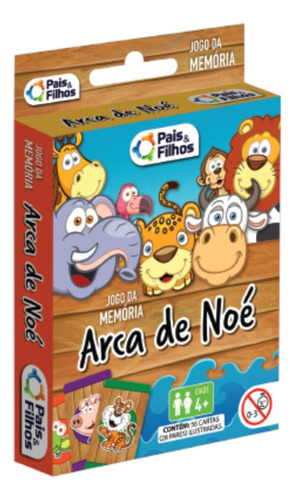 Jogo Da Memória Arca De Noé - Pais E Filhos