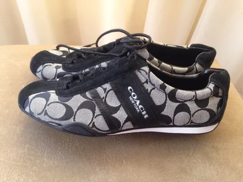 Tenis Coach Negro Con Gris Cl sico Envio Incluido Cuotas sin