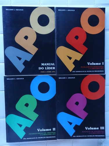 Apo Administração Por Objetivos Box Completo W. Giegold 1980