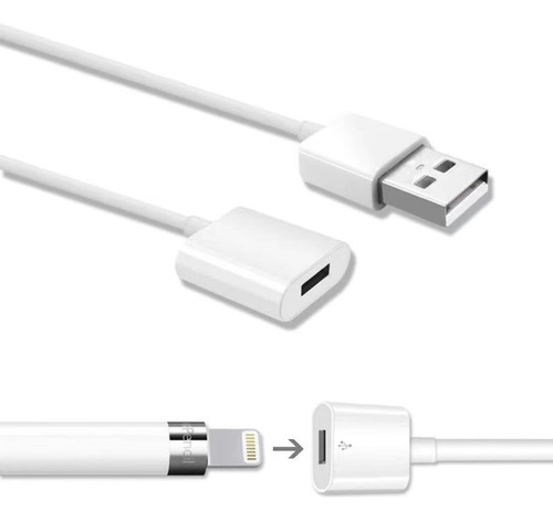 Cable Usb Adaptador De Carga Para Apple Pencil 1ra Gen