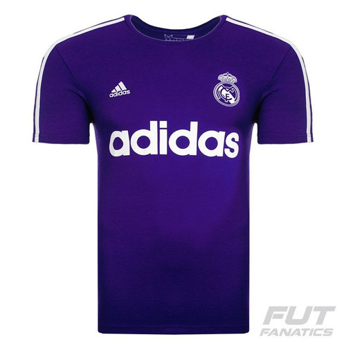 Camiseta adidas Real Madrid Retro Roxa - Futfanatics