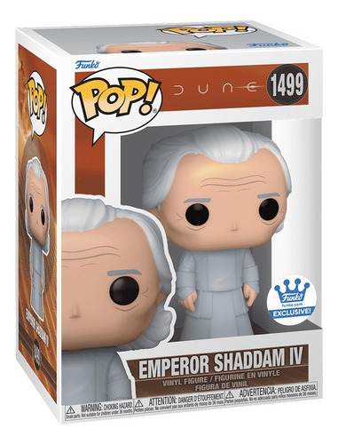 Funko Pop Emperor Shaddam Iv #1499 Funkoshop Dune Duna