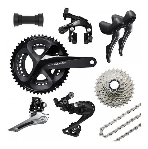 Grupos Shimano 105 R7000 Ruta Plato 50-34 Relac 11-28t 170