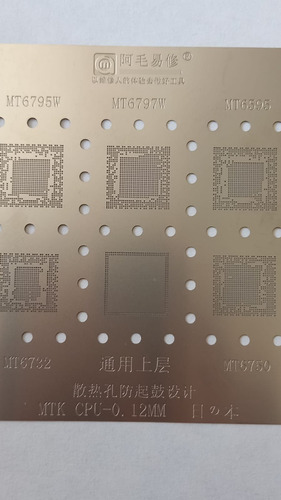 Stencil Reballing Mtk Mt6795w Mt6797w Mt6595 Mt6750 Mt6732