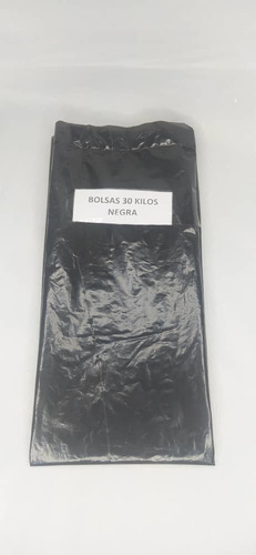 Bolsa Plástica 30 Kilos Color Negro