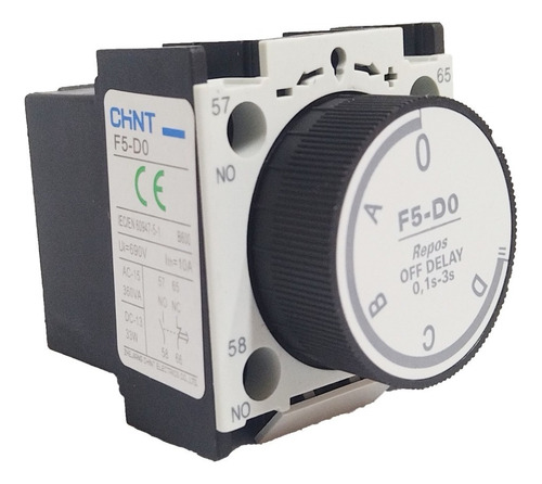 Modulo Retardo Tiempo Off-delay 0.1-3s P Contactor Nc1 Chint