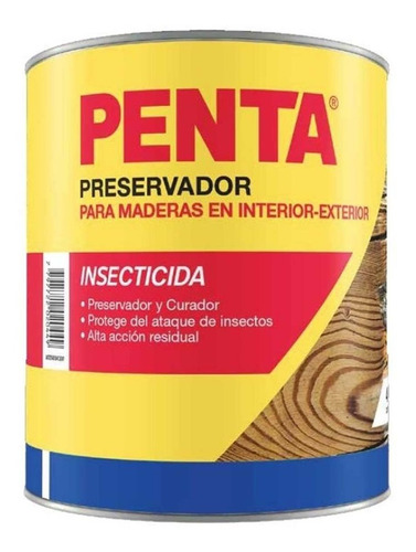 Preservador Curador Insecticida Madera 4lts Penta - Rex