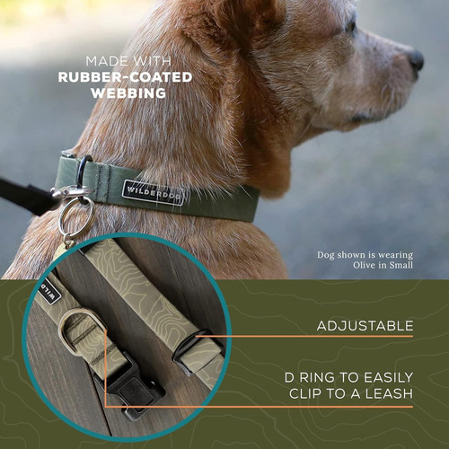 Wilderdog Collar Impermeable Para Perros - Repele El Agua Y