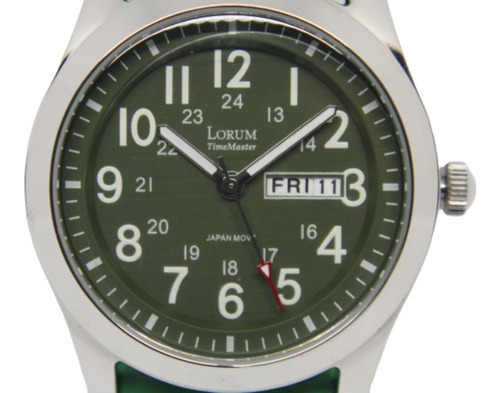 Reloj Lorum Unisex Verde Militar