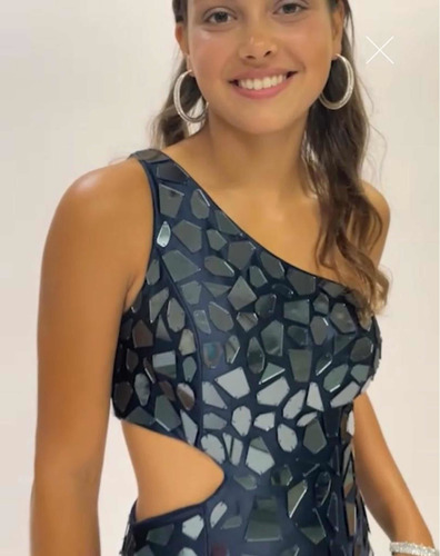 Vestido De Fiesta Mujer Elegante Talle 10 Nuevo Sin Uso