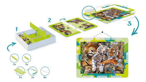Organizador De Rompecabezas 3 En 1 Ravensburger
