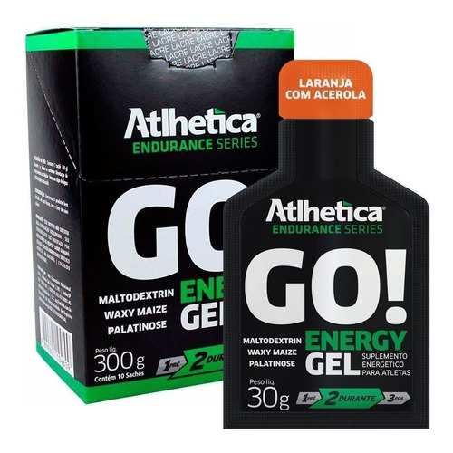 Kit 3x Go! Energy Gel 10un/30g ( Repositor )- Atlhetica