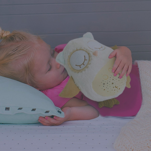 Naninha Musical Coruja Com Luzes E Som Utero Babygo 3410