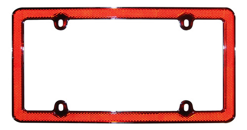 Cruiser Accessories  Red Reflector Ii - Marco Para Placa De.