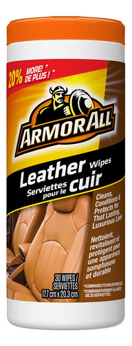 Armor All 8472 Toallitas De Cuero, 30 Unidades