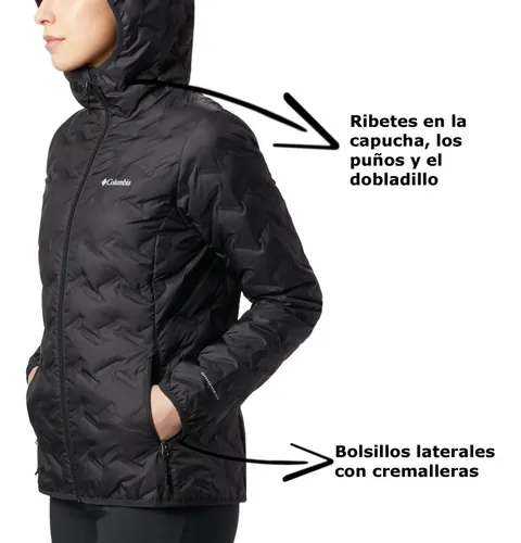 COLUMBIA Parka Pluma Delta Ridge™ Negro COLUMBIA