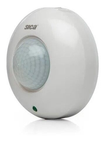 Imagen 3 de 7 de Sensor Detector Movimiento Techo 360º Aplicar Cieloraso Sica