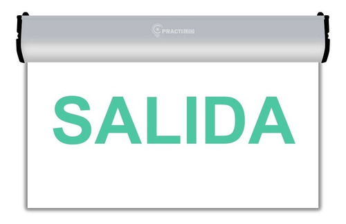 Imagen 1 de 5 de Cartel Emergencia Led Luminoso Salida 3 Hs