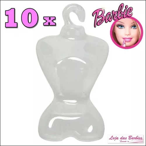 Kit 2 Manequim Para Boneca Barbie Expositor Roupas