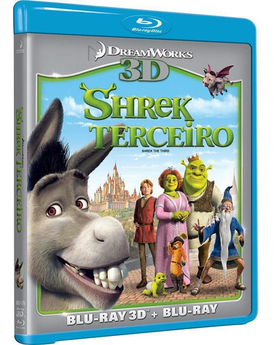 Blu-ray Shrek Terceiro (blu-ray + Blu-ray 3d)