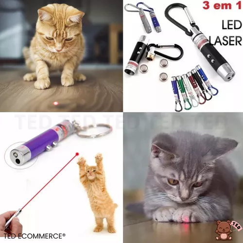 Laser point lanterna 3 em 1 Laser para gato