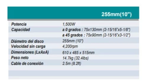 Kit Makita De Sierra Inglete Mls100 De 10 Pulgadas + Router