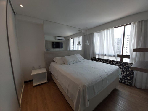 Imagem 3 de 18 de Flat Com 1 Quarto Para Alugar, 39 M² Por R$ 5.179/mês Com Taxas - Boa Viagem - Recife - Fl0026