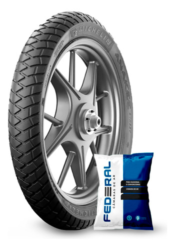 Pneu Michelin 90/90-21 54t Anakee Street F + Câmara De Ar