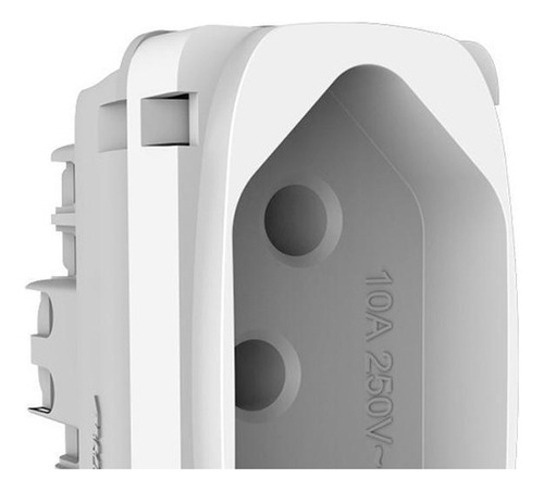 Modulo Tomada Alumbra Gracia 2polo+terra 10a Branco 85313