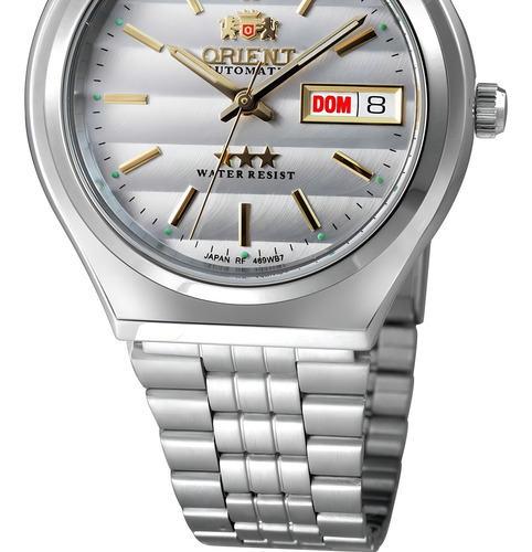 Relógio Orient Prata 469wb7af B1sx