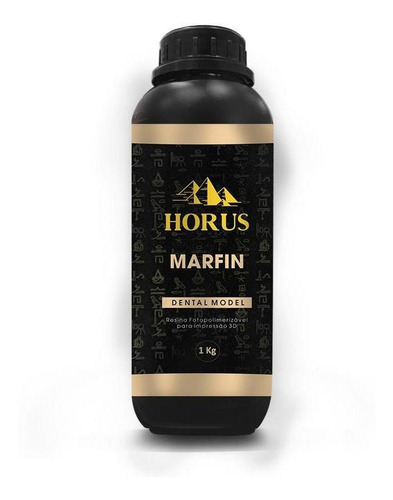 Imagem 1 de 2 de Resina Para Impressão 3d Horus Dental Model Marfin 1kg